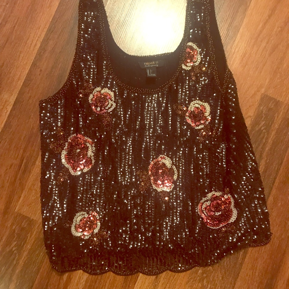 Beautiful sequined tank